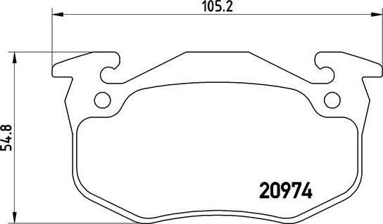 Brembo P 61 032 - Set placute frana,frana disc aaoparts.ro