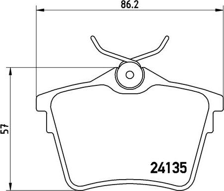 Brembo P 61 079 - Set placute frana,frana disc aaoparts.ro