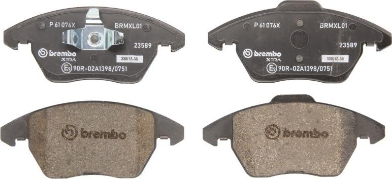 Brembo P 61 076X - Set placute frana,frana disc aaoparts.ro