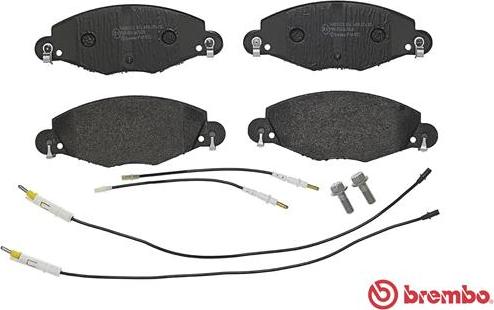 Brembo P 61 072 - Set placute frana,frana disc aaoparts.ro