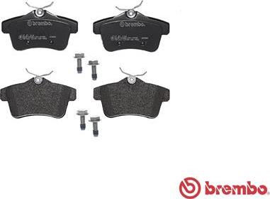 Brembo P 61 114 - Set placute frana,frana disc aaoparts.ro