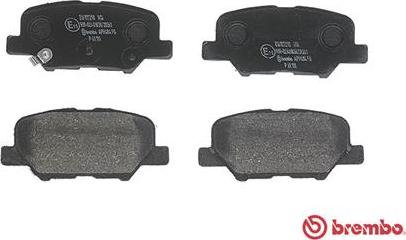 Brembo P 61 111 - Set placute frana,frana disc aaoparts.ro