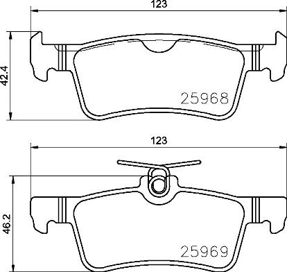 Brembo P 61 126 - Set placute frana,frana disc aaoparts.ro