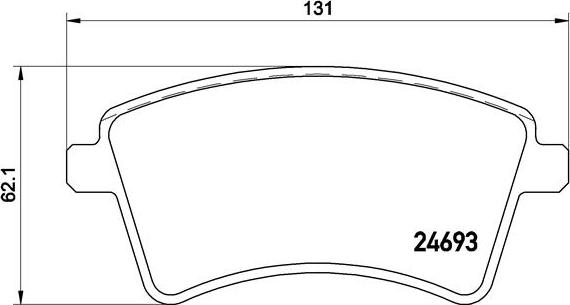 Brembo P 68 044 - Set placute frana,frana disc aaoparts.ro