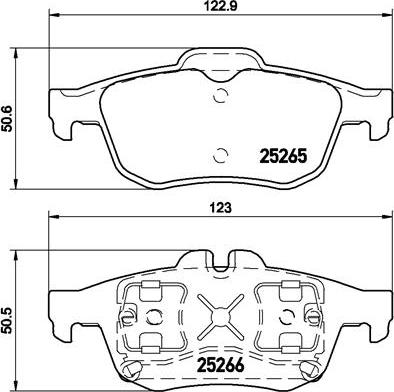 Brembo P 68 057 - Set placute frana,frana disc aaoparts.ro