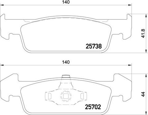 Brembo P 68 060 - Set placute frana,frana disc aaoparts.ro