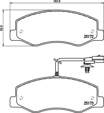 Brembo P 68 061 - Set placute frana,frana disc aaoparts.ro