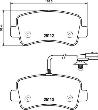 Brembo P 68 063 - Set placute frana,frana disc aaoparts.ro