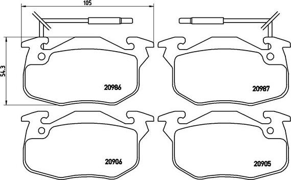 Brembo P 68 010 - Set placute frana,frana disc aaoparts.ro
