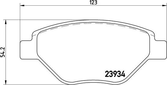 Brembo P 68 031 - Set placute frana,frana disc aaoparts.ro