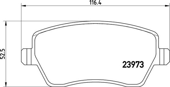 Brembo P 68 033 - Set placute frana,frana disc aaoparts.ro