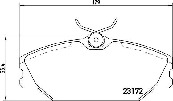 Brembo P 68 027 - Set placute frana,frana disc aaoparts.ro