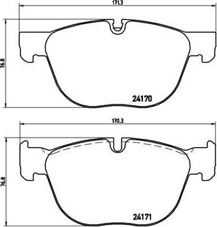 Brembo P 06 049X - Set placute frana,frana disc aaoparts.ro