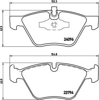 Brembo P 06 040 - Set placute frana,frana disc aaoparts.ro