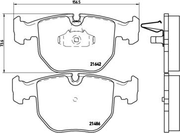 Brembo P 06 048 - Set placute frana,frana disc aaoparts.ro