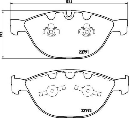 Brembo P 06 047 - Set placute frana,frana disc aaoparts.ro