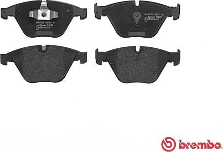 Brembo P 06 055 - Set placute frana,frana disc aaoparts.ro