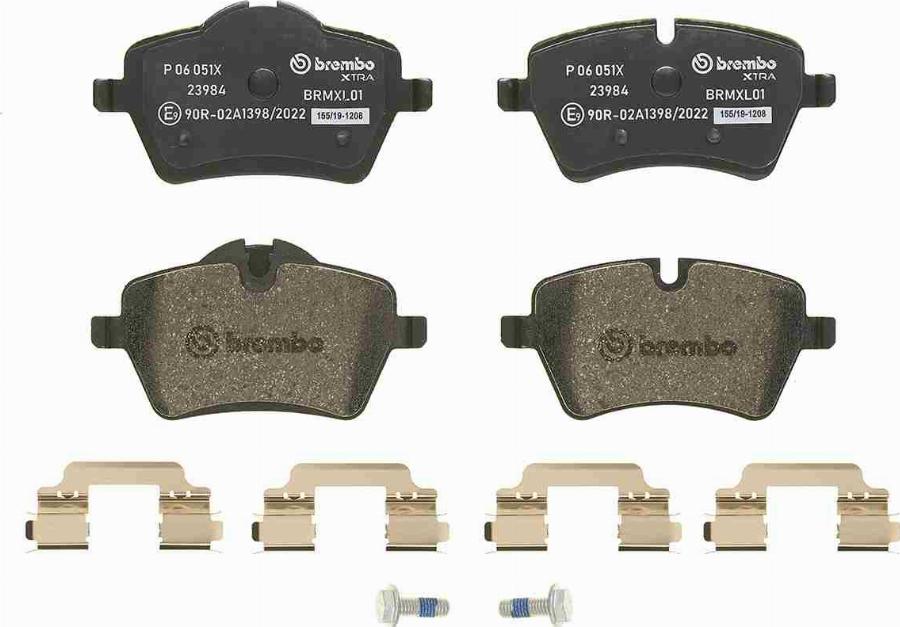 Brembo P 06 051X - Set placute frana,frana disc aaoparts.ro