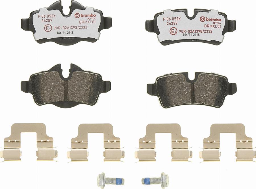 Brembo P 06 052X - Set placute frana,frana disc aaoparts.ro