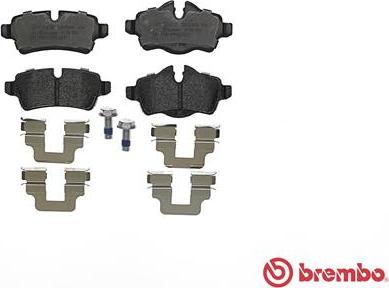 Brembo P 06 052 - Set placute frana,frana disc aaoparts.ro