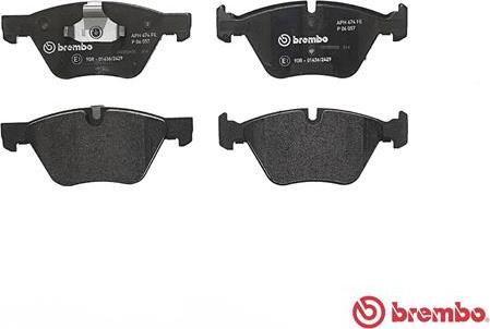 Brembo P 06 057 - Set placute frana,frana disc aaoparts.ro