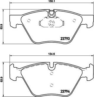 Brembo P 06 057 - Set placute frana,frana disc aaoparts.ro