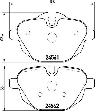 Brembo P 06 064 - Set placute frana,frana disc aaoparts.ro