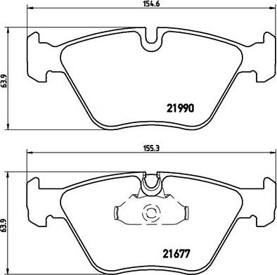 Brembo P 06 065 - Set placute frana,frana disc aaoparts.ro