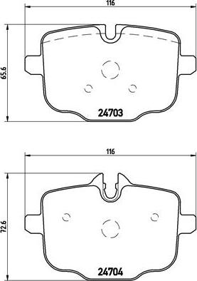 Brembo P 06 061 - Set placute frana,frana disc aaoparts.ro