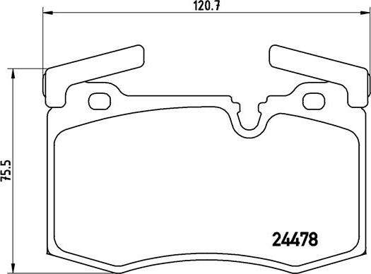 Brembo P 06 068 - Set placute frana,frana disc aaoparts.ro