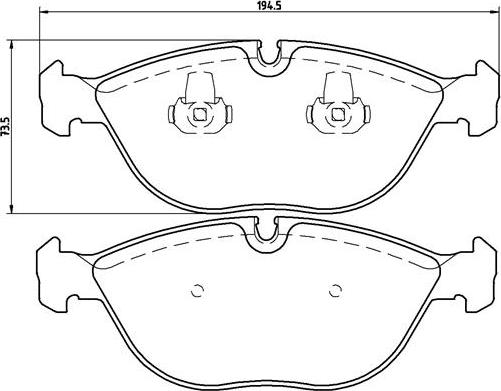 Brembo P 06 019 - Set placute frana,frana disc aaoparts.ro