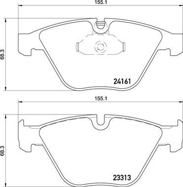 Brembo P 06 081 - Set placute frana,frana disc aaoparts.ro