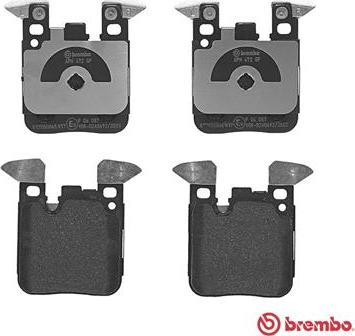 Brembo P 06 087 - Set placute frana,frana disc aaoparts.ro