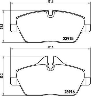 Brembo P 06 034 - Set placute frana,frana disc aaoparts.ro