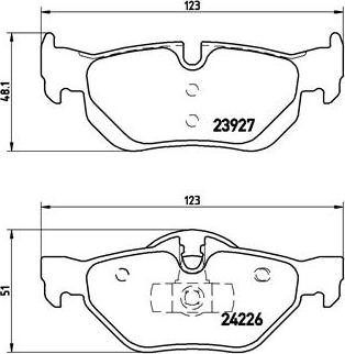 Brembo P 06 038X - Set placute frana,frana disc aaoparts.ro