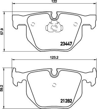 Brembo P 06 029 - Set placute frana,frana disc aaoparts.ro