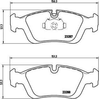 Brembo P 06 024 - Set placute frana,frana disc aaoparts.ro