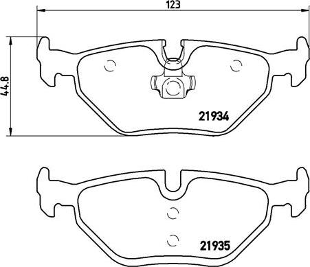 Brembo P 06 025 - Set placute frana,frana disc aaoparts.ro