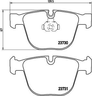 Brembo P 06 026 - Set placute frana,frana disc aaoparts.ro