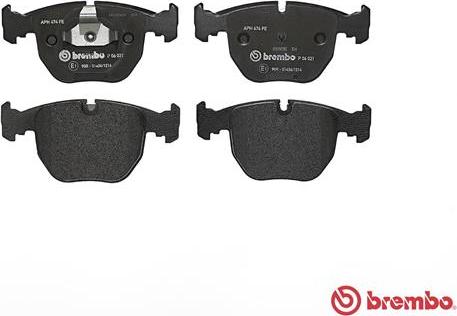 Brembo P 06 021 - Set placute frana,frana disc aaoparts.ro