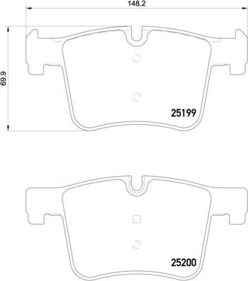 Brembo P 06 075 - Set placute frana,frana disc aaoparts.ro