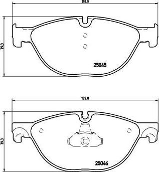 Brembo P 06 076 - Set placute frana,frana disc aaoparts.ro