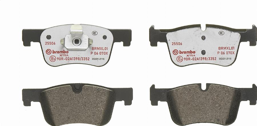 Brembo P 06 070X - Set placute frana,frana disc aaoparts.ro
