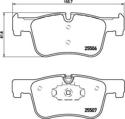 Brembo P 06 070 - Set placute frana,frana disc aaoparts.ro