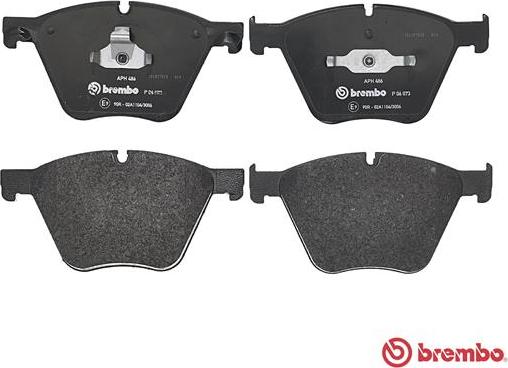 Brembo P 06 073 - Set placute frana,frana disc aaoparts.ro