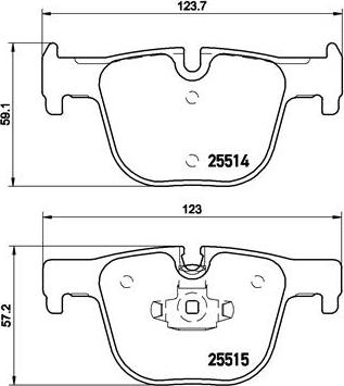 Brembo P 06 072 - Set placute frana,frana disc aaoparts.ro