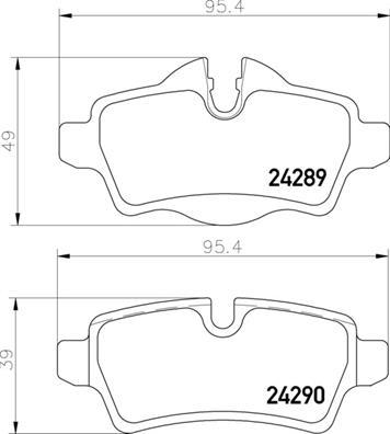 Brembo P 06 103 - Set placute frana,frana disc aaoparts.ro