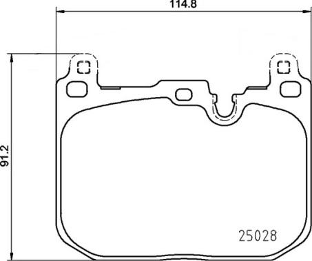 Brembo P 06 110 - Set placute frana,frana disc aaoparts.ro
