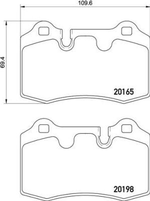 Brembo P 02 003 - Set placute frana,frana disc aaoparts.ro