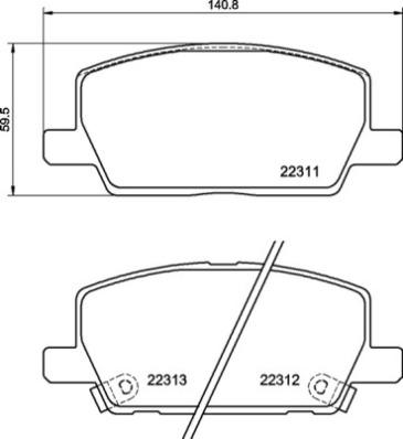 Brembo P 07 012 - Set placute frana,frana disc aaoparts.ro